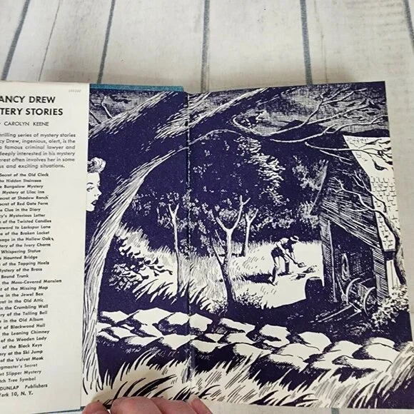 Vintage 1933 Nancy Drew Hardcover Book The Sign of the Twisted Candles - Picture 3 of 10